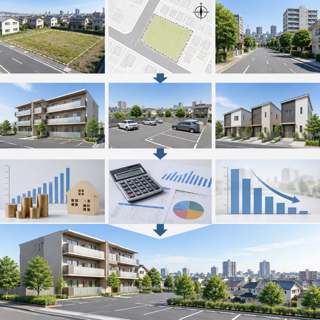 後悔しない土地活用プランは、現地と数字から考える